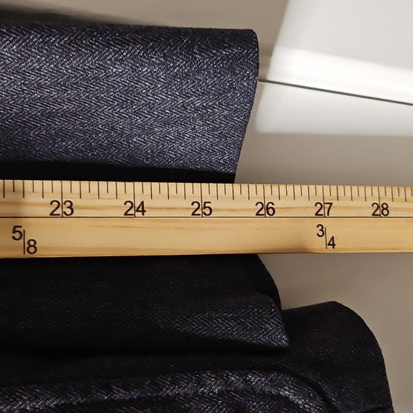 GAP Mens Chambray Denim Sport Coat Blazer Midnight Blue Size Large 42R Preppy - Picture 15 of 16